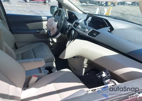 2013 Honda Odyssey Ex-L из США, поврежденный, VIN 5FNRL5H64DB070323